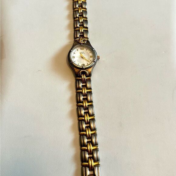 EUC Anne Klein II Gold and Silver Two-Tone Watch - Picture 1 of 4